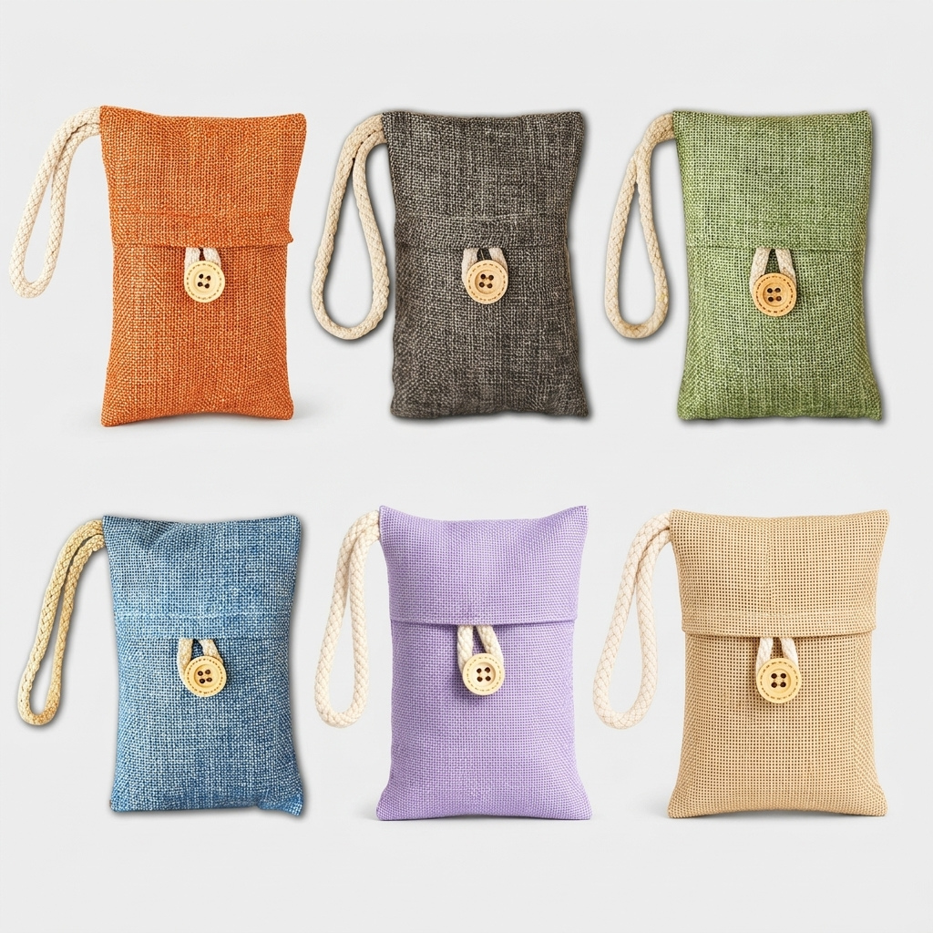 FreshPouch Bundles & Sets of charcoal pouches arranged together — value multi-packs for home, car, and gear