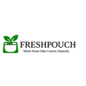FreshPouch logo on a green background