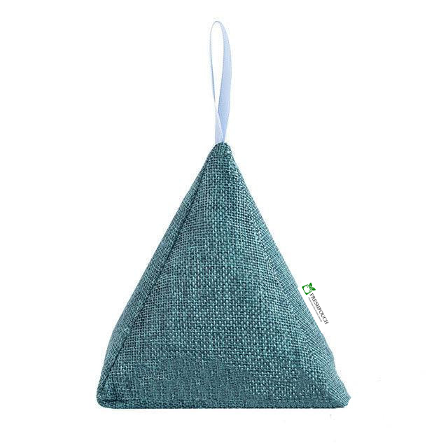 FreshPouch Home & Car Deodorizer – Triangle Bamboo Charcoal Air Purifying Bag for Cars, Furniture, Pet Areas & Large Spaces